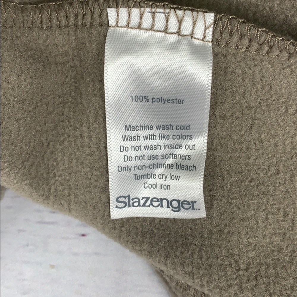 Slazenger NWT fleece lined 1/4 zip golf vest sz L - Picture 8 of 11